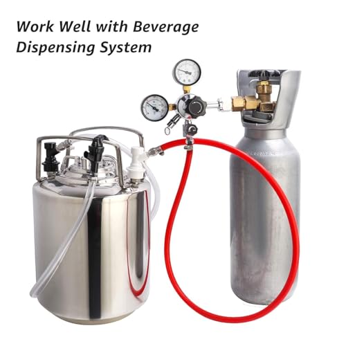 MRbrew Ball Lock Keg Fittings 3 Pairs Quick Ball Lock Disconnect Set with Stainless 5/16” Gas 1/4” Liquid Barbed MFL Swivel Nuts for Corny Keg Connectors Ball Lock for Keg Posts, Keg Coupler, Homebrew