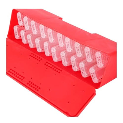 Queen Bee Cage Beekeeping Tools Bee Cage Transparent Color Plastic King Cage Queen Rearing Prisoner King Cage Escape Box for Beekeeping Supplies
