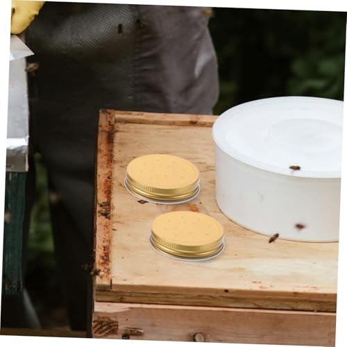 POPETPOP 4pcs Bee Water Stations Beehive Lid Beehive Waterer for Beekeeper Use Hive Tool Beekeeping Kit Efficient Bee Feeding