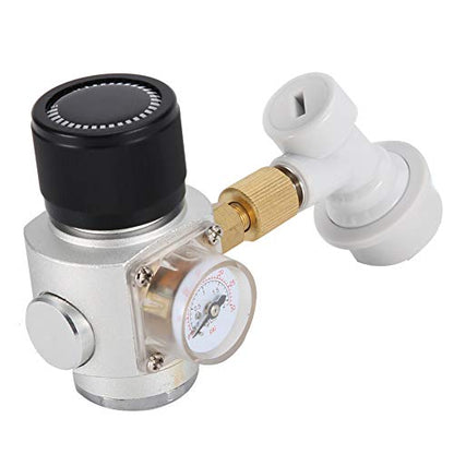 Mini CO2 Gas Regulator for Corny Kegs, Gas Lock Disconnect, Homebrewing, Wine Making, Kegging Tools