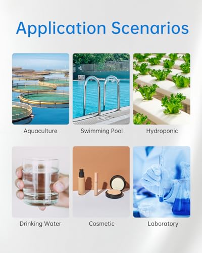 LOHAND Digital pH Meter with ATC, ±0.01 High Accuracy, 0-14 Measuring Range | Ship-Type Floating Design, Replaceable Probe, Lcd Display, IP65 Waterproof pH Pen for Pool, Aquarium, Hydroponics, Home Water