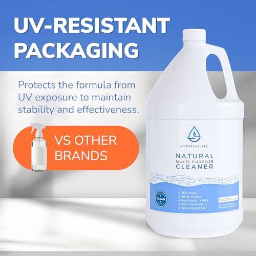HYPRISTINE Natural Multipurpose Surface Cleaner, 128 fluid Ounce Bottle, 4 Pack - size: 128 Fl Oz (Pack of 4)