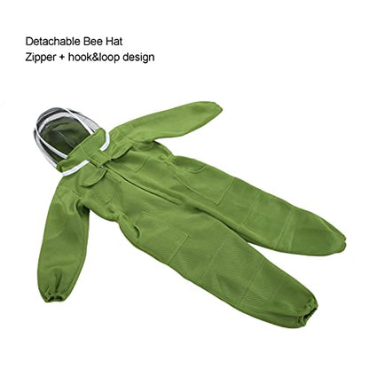 Beekeeping Suit, Bee Keeper Suit, Professional Breathable Full Body Bee Suit with Round Veil Hat for Backyard and Bee Keeper and Backyard Beginner Beekeepers (XL)