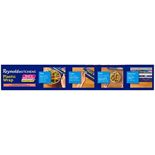 Reynolds Kitchens Quick Cut Plastic Wrap, 225 Square Feet - size: 225 Sq Ft (Pack of 1)