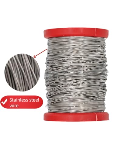 0.55mm 500G Stainless Steel Bee Hive Frame Wire, Beekeeping Equipment Bee Hive Tool Beekeeper Tool, Durable Tool for Beekeeping Enthusiasts/Wax Foundation Setup