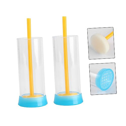VANZACK 2pcs Marking Bottle Beekeeping Tool Plastic Sponge Bee Marker Random Color