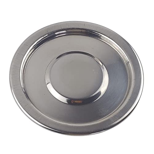 LABALPHA Lab Sieves Pan with Lid, 4'' Diameter, 304 Stainless Steel - size: pan+lid (4'')