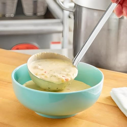 OCS Parts Pro Series Stainless Steel Culinary Ladle | 8-Ounce | One-Piece Dishwasher Safe Home, Restaurant, Buffet and Catering Serving Ladle for Sauces, Soup, Gravy, and Salad Dressing - size: 8 Ounce