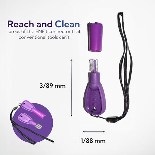 ENFit Cleaning Brush for Feeding Tubes and Extension Sets - 1 Pack - size: 1 Pack