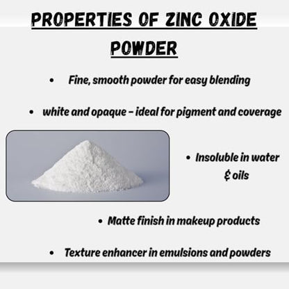 Zinc Oxide Powder 1lb & Citric Acid Powder 5lb Combo – Non-Nano, Uncoated – Food & Cosmetic Grade – For DIY, Crafts, Cleaning & More | Value Combo Pack