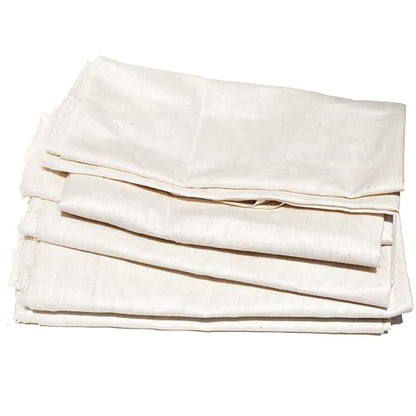 Pure Source India Muslin Cloth for Kitchen Unbleached Cotton for Straining Food Grade Bpa Free Chapati Roti Wrapping Fabric Momos Idli Steaming 1 x 4 Meter Natural White - size: 1 x 4 Meter