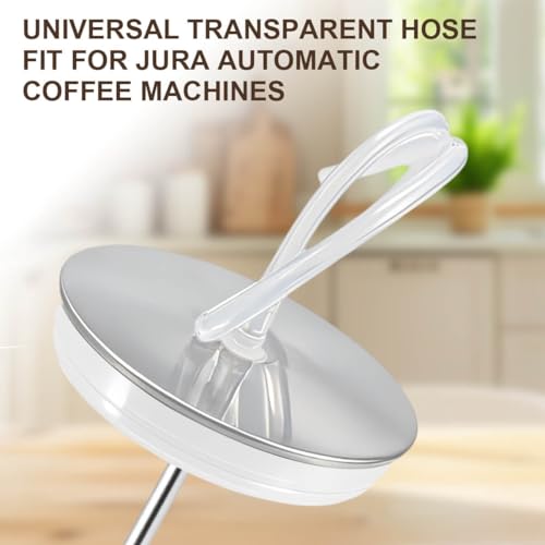 Glass Milk Container Compatible with Jura E8, S8, Z8, Z6, J6, 16.9oz | Replaceable for 72570 Milk Container ,This glass milk container is refrigerator-safe and dishwasher-safe