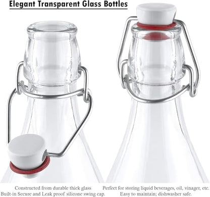 Bormioli Rocco Giara Bottle 33.75 Oz - Clear, Set of 2 - color: Clear