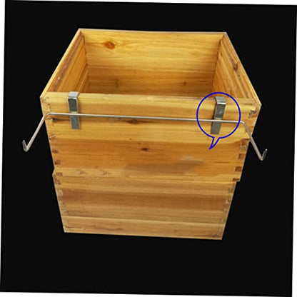 UPKOCH Tool Stand Hanger Holder Honey Frame Holder Stainless Steel Hive Frame Holder Beehive Hanger Beekeeping Tools Support Frame Bracket Stainless Steel Silver Shelf Honey Frames