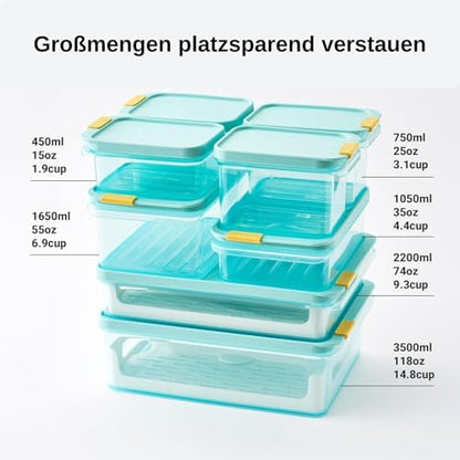 LocknLock Freezer Fit Plastic Freezer Containers | Airtight Stackable Food Storage for Meal Prep | Microwave & Dishwasher Safe | BPA Free Freezer Container with Lid, 750ml - size: 750ml