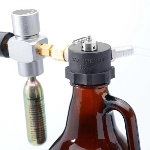 Tap Kit for Growler – Portable Beer Dispenser With CO2 Regulator & Picnic Tap, Homebrew Kegging Equipment for Outdoor Use