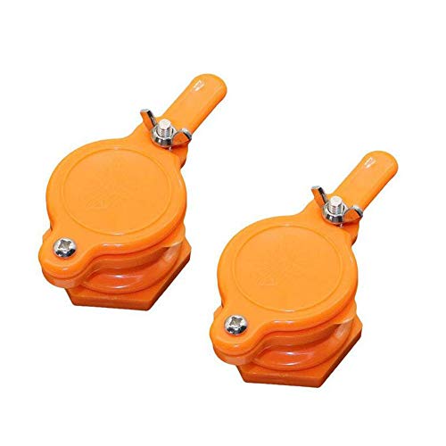 Honey Gate Valve for Bucket, Durable Nylon Honey Extractor Tap, Beekeeping Supplies (2 Pack) - size: 2 Pack