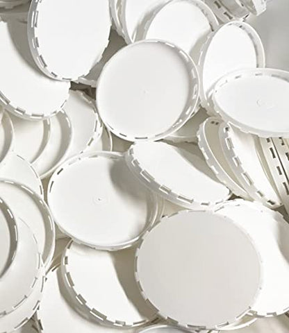 Generic Keg Caps 50pcs. Protect the filling and valve of your kegs with a vented keg cap. MATERIAL: PLASTIC. (WHITE) - color: White