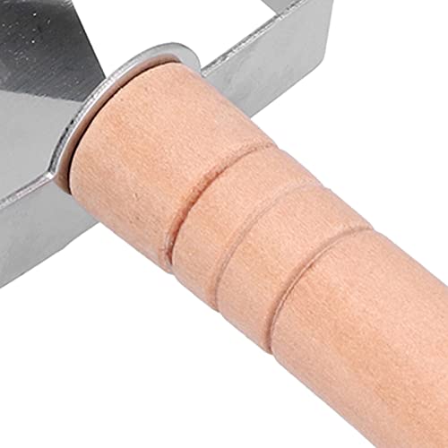 Honey Uncapping Fork,Honeycomb Scraper Hand Beehive Fork,Double Head Honey Cutting Fork,Tine Hive Scraper Tool,Scraper Beehive Tool,Beekeeping Tools (Wooden Handle Double Head)