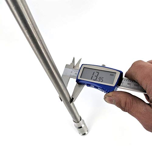 KegLand Auto Siphon Easy Jiggler Stainless Steel Racking Cane Siphon Kit with 38 inch Tubing - KL14021