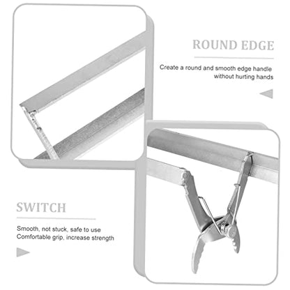 HANABASS Metal Beekeeping Frame Holder Beehive Frame Lifter Spleen Clip Scraper Beekeeping Tool
