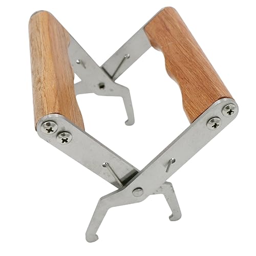 Stainless Steel Beekeeping Frame Grip Holder Tool Durable Beekeeper Equipment for Lifting Design for Easy Hive Management