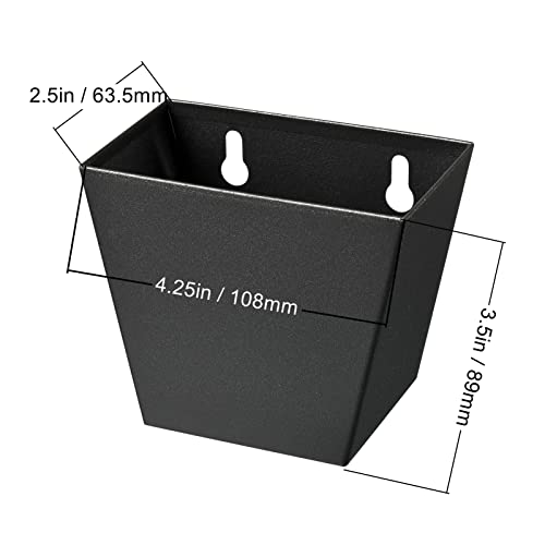 Black Bottle Cap Catcher Wall Mounted, Stainless Steel Screw in Wall Beer Cap Holder Mountable for Post Cooler Table - color: Black