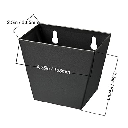Black Bottle Cap Catcher Wall Mounted, Stainless Steel Screw in Wall Beer Cap Holder Mountable for Post Cooler Table - color: Black