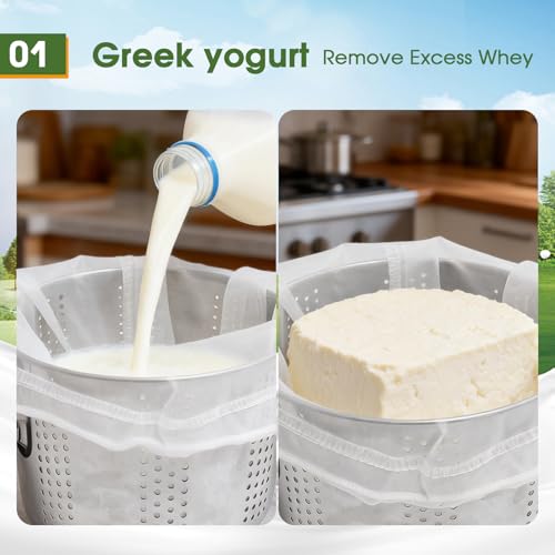 Stainless Steel Manual Vegetable Squeezer-Heavy Duty Cheese & Yogurt Strainer for Removing Excess Liquid from Soft Fruit & Vegetables (Not for Hard Fruits)