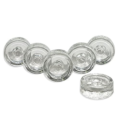 Trademark Innovations Glass Fermentation Pickling Jar Weights, Flower Grip Style (Set of 6) - style: Flower Grip