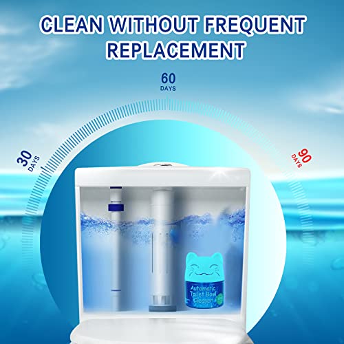 Simple Life Toilet Bowl Cleaner | Automatic Long-Lasting Toilet Bowl Cleaner Tablets | Easy-To-Use, Septic Safe Toilet Cleaner in Bottle | Powerfully Cleans and Prevent Stain Build Up | 3 Count - size: 3 Count (Pack of 1)