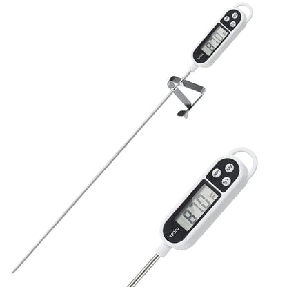 Candy Thermometer Digital Instant Read for Meat Kitchen Cooking Food Oil Deep Fry BBQ Grill Smoker (1, 14.4in-White) - size: 14.4in-white