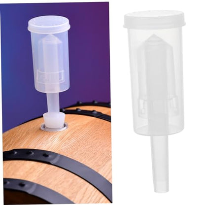 3-Piece One-Way Valve Set for Brewing Plastic Stopper Check Valve for Beer and Wine Fermentation Suitable for Homebrewing Supplies