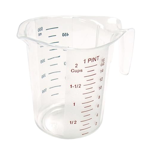 Winco PMCP-50 PintWinco Measuring Cup, Polycarbonate, 1-Pint, Clear - size: 1 Pint