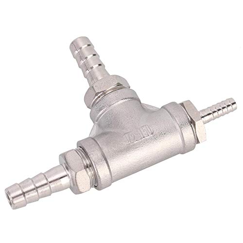 TOPINCN Beer Aerator Kit Household Stainless Steel Sealing Leakproof Beer Brewing Inline 3.2 Micron Aeration Stone for Homebrew Accessories