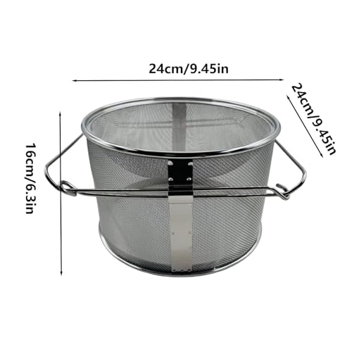 Double Strainer - Stainless Steel Double Sieve,Very Fine Mesh Strainer,for Beekeepers Kitchen Food Cooking Butter Beekeeping Hive