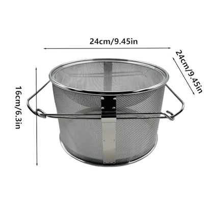 Double Strainer - Stainless Steel Double Sieve,Very Fine Mesh Strainer,for Beekeepers Kitchen Food Cooking Butter Beekeeping Hive