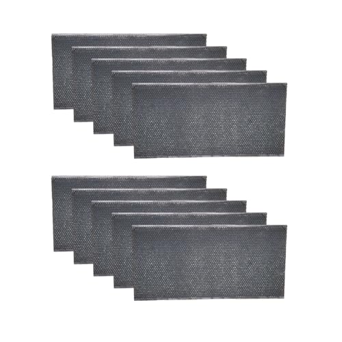 Hoover Hives Deep Black Wax-Coated Plastic Foundations – Fits Standard Deep Langstroth Frames, 100% Natural Beeswax Coating, Durable Food-Grade Plastic, Easy Comb Building (Frames Not Included) (20)