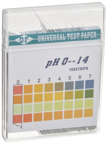 3B Scientific U29200 pH Indicator Papers, 0-14 pH Range (Pack of 100 strips)