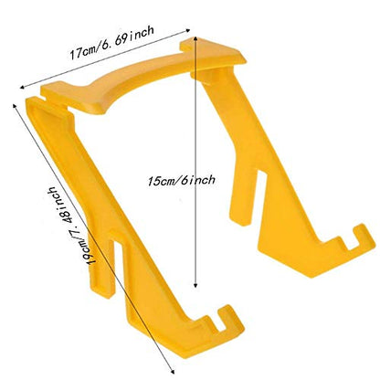 Yellow Plastic Bee Honey Bucket Rack Frame Grip Holder Beekeeping Beekeepers Tool