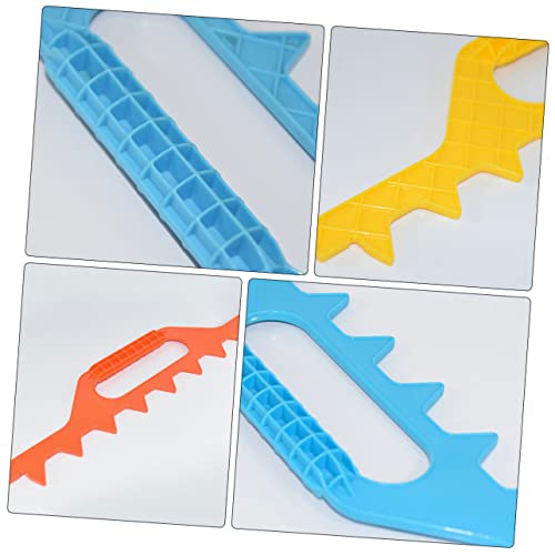 3Pcs Beehive Frame Measuring Tool Durable Plastic Ruler Distance Rake for Beekeeping Lightweight and Portable Hive Spacer Gadget Suitable for All Beekeepers