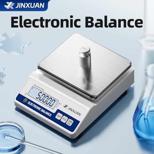 Digital Lab Scale 3000g Gram Scale 0.01g Accuracy Electronic Precision Scale Scientific Analytical Balance Scale Jewelry Scale for Gold Diamond Powder Kitchen, with 500g Weight Backlit LCD - style: 3000gx0.01g