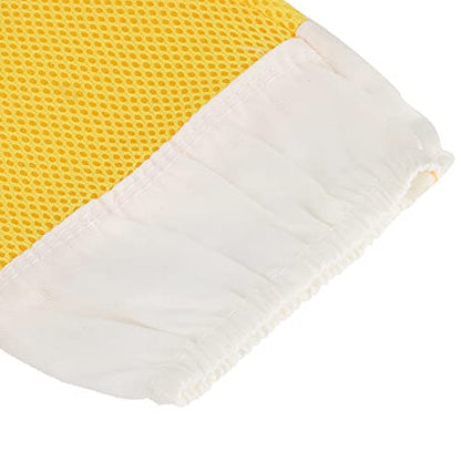 Beekeeping Gloves with Long Sleeves, Breathable Sheepskin Leather, Protective Beekeeper Equipment for Men and Women
