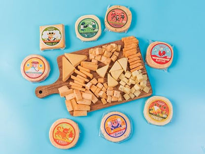 Cheese Bros. Brotherhood Gift Box | Fresh from Wisconsin | Assorted Gouda, Havarti, Mozzarella and Fratello | Great Food Gifting Idea!