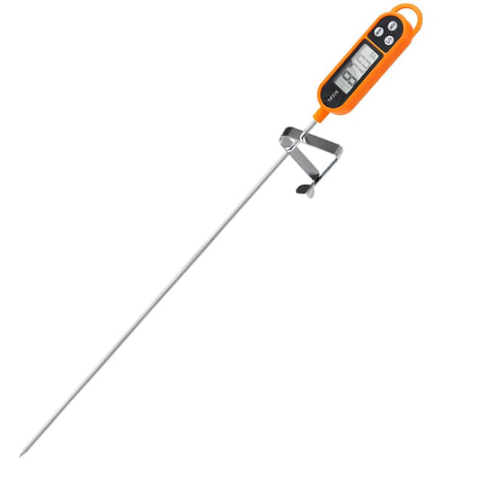 1/3pcs Candy Thermometer Digital Instant Read for Meat Kitchen Cooking Food Oil Deep Fry BBQ Grill Smoker (1, 14.4in) - size: 14.4in