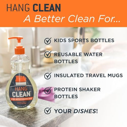 Sport Bottle Dish Soap, Fragrance Free, Plant Powered, Hypoallergenic, 16.9 fl oz, 1 Count