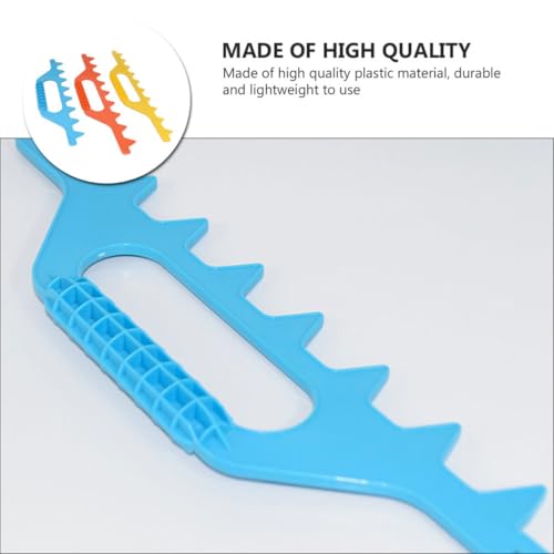 Abaodam Plastic Beekeeping Measuring Rake and Hive Frame Spacer Tool for Beehive Frame Distance Measurement, 3pcs Set, Beekeeping Supplies for Hive Maintenance Random Color