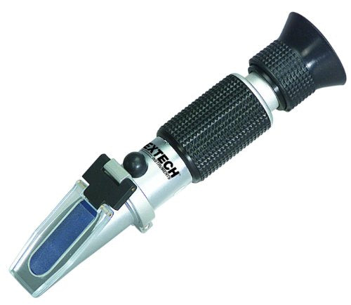 Extech RF11 Portable Sucrose Brix Refractometer with Automatic Temperature Compensation, 0-10% Brix Range, Handheld Optical Tester for Food, Beverage, Brewing, and Quality Control - style: Portable Sucrose Brix Refractometer (0 to 10%) with ATC
