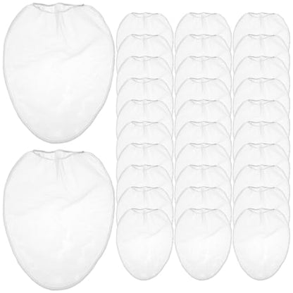 30 Pieces Paint Strainer Bags 5 Gallon, White Regular Fine Mesh Paint Filters Strainer 5 Gal with Elastic Top Opening Nylon Filter Bag for Painting, Gardening, Plant Protection