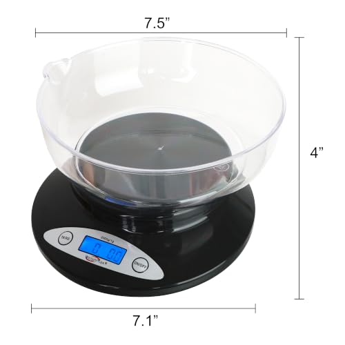 Weighmax Electronic Kitchen Scale - Weighmax 2810-2KG black - size: 1 Count (Pack of 1)
